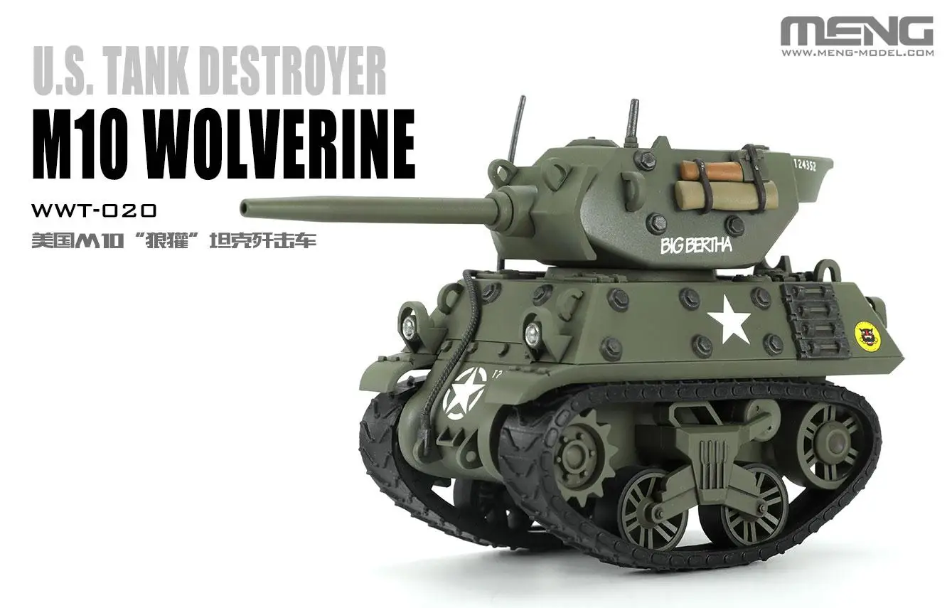 Model Kit Wolverine - Modello MENG WWT U.S. Kit modello