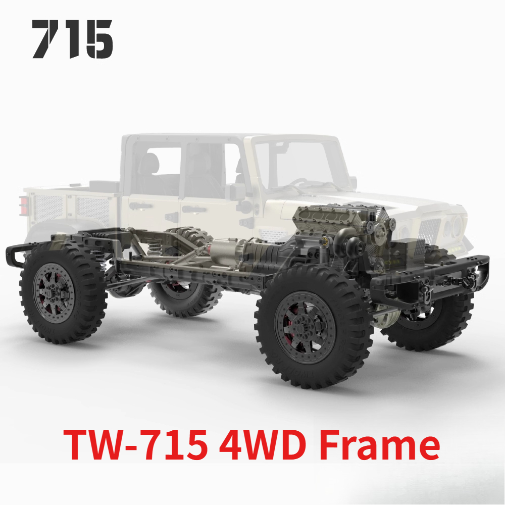 Model Kit V8 Engine - TWOLF 1/10 TW-715 4WD Telaio Full