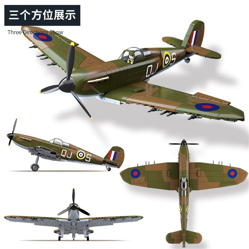 Model Kit Spitfire - Soldati dell'esercito della Seconda Guerra Mondiale