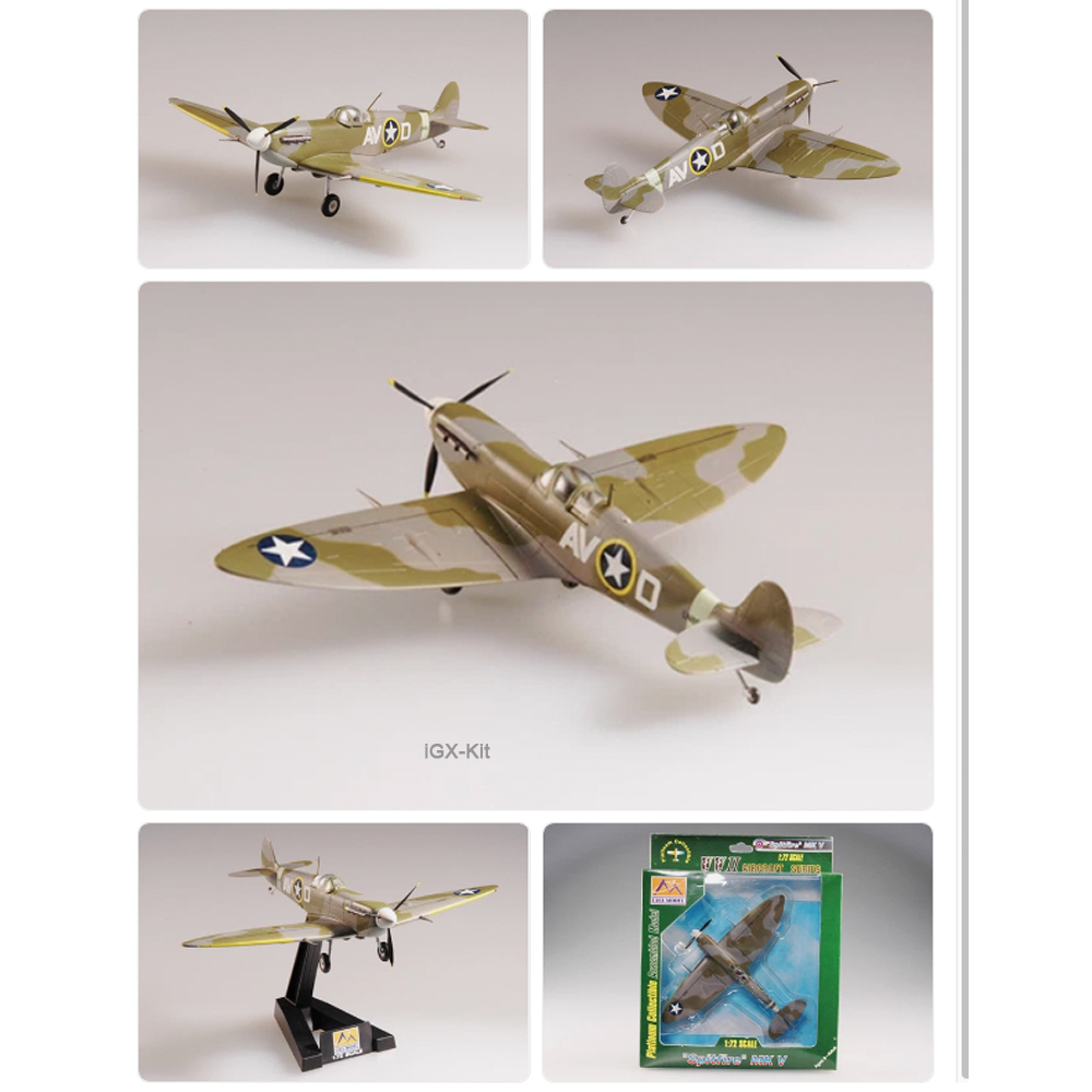 Model Kit Spitfire - Easymodel 37215 Modellino in Scala 1:72