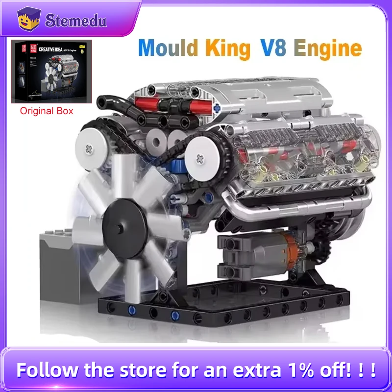 Model Kit V8 Engine - Stampo King V8 Set di blocchi