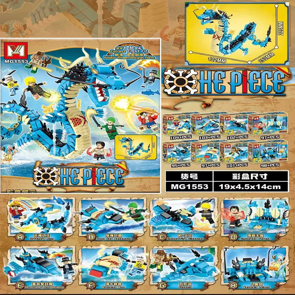 Model Kit Simulator - Kit di Costruzione 8in1 One Piece,