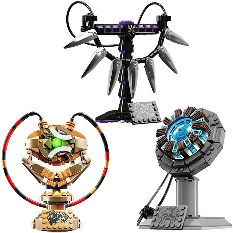 Model Kit Iron Man - Nuovi Blocchi da Costruzione 2026 Supereroi