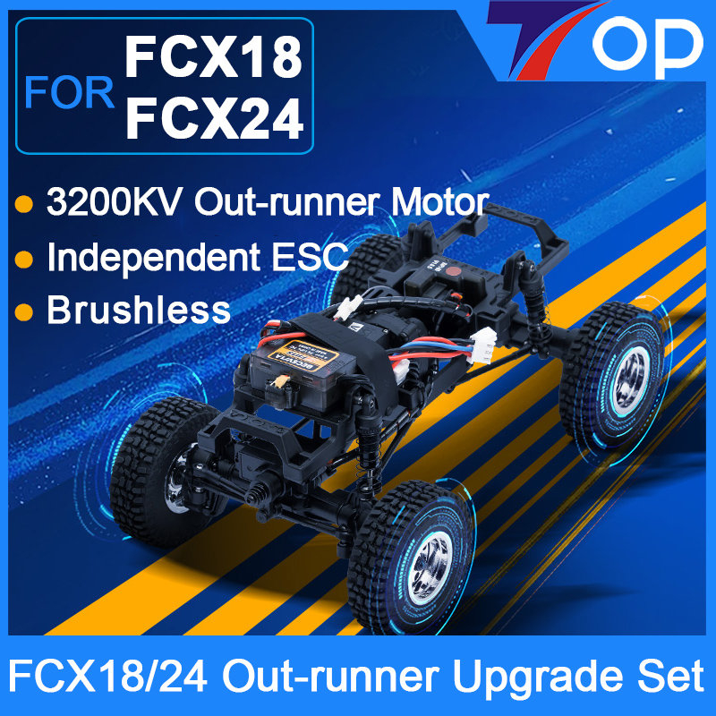 Model Kit Runner Organizer - FMS FCX18/24 Aggiornamento al motore brushless