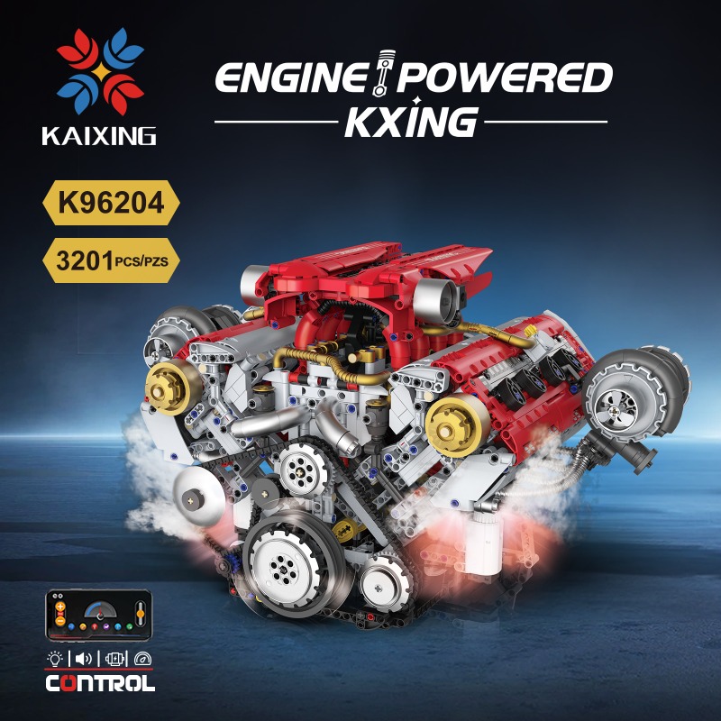 Motore V8 motorizzato 3201 pez - Model Kit V8 Engine recensione e prezzo