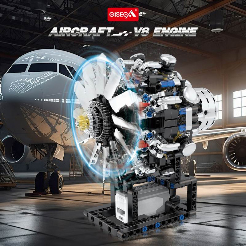 G8910 Aviation V8 Motore 558 p - Model Kit V8 Engine recensione e prezzo