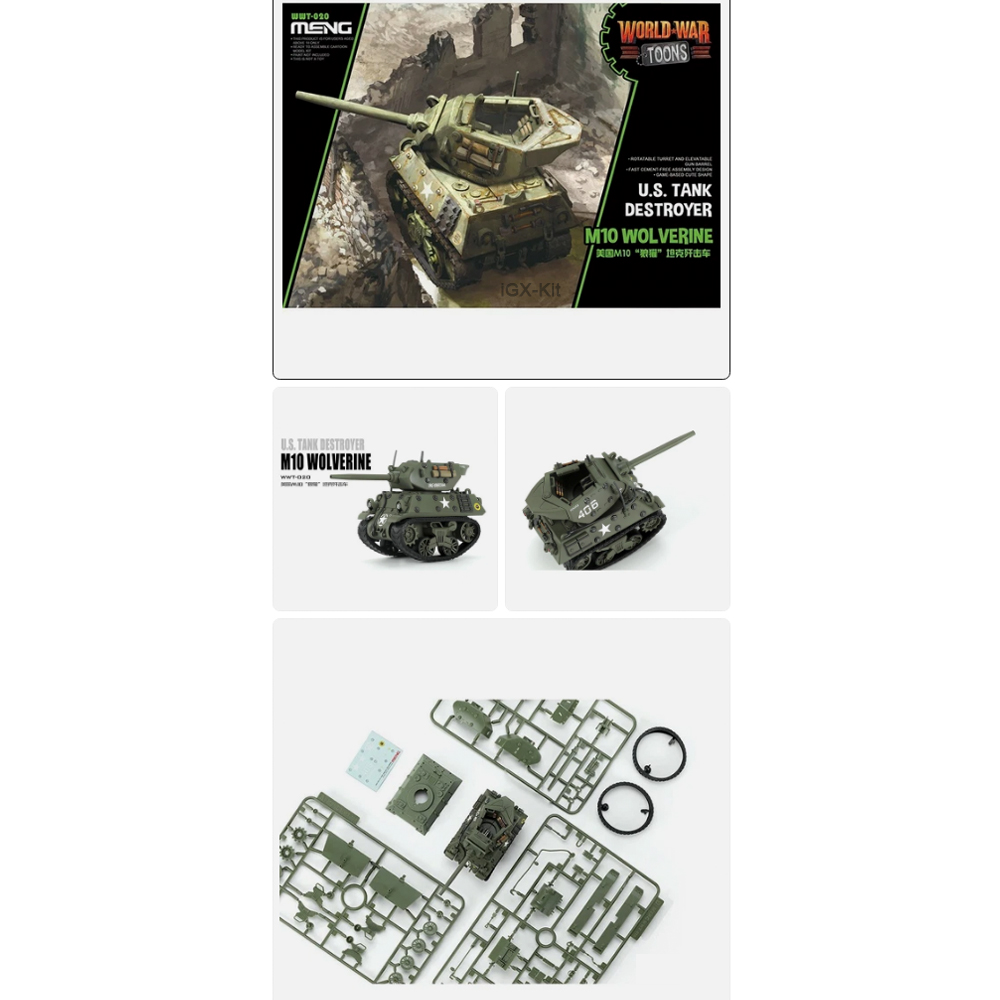 Q Edition Meng WWT020 US Tank  - Model Kit Wolverine recensione e prezzo