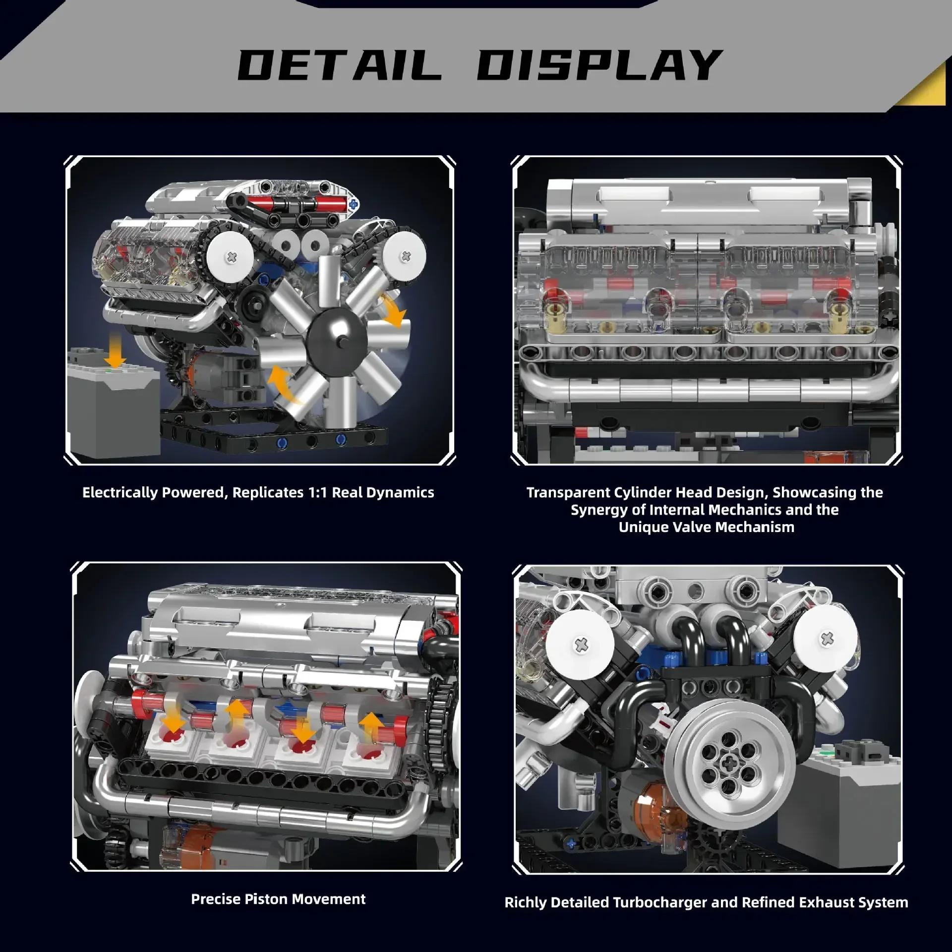 Stampo King V8 Set di blocchi  - Model Kit V8 Engine recensione e prezzo