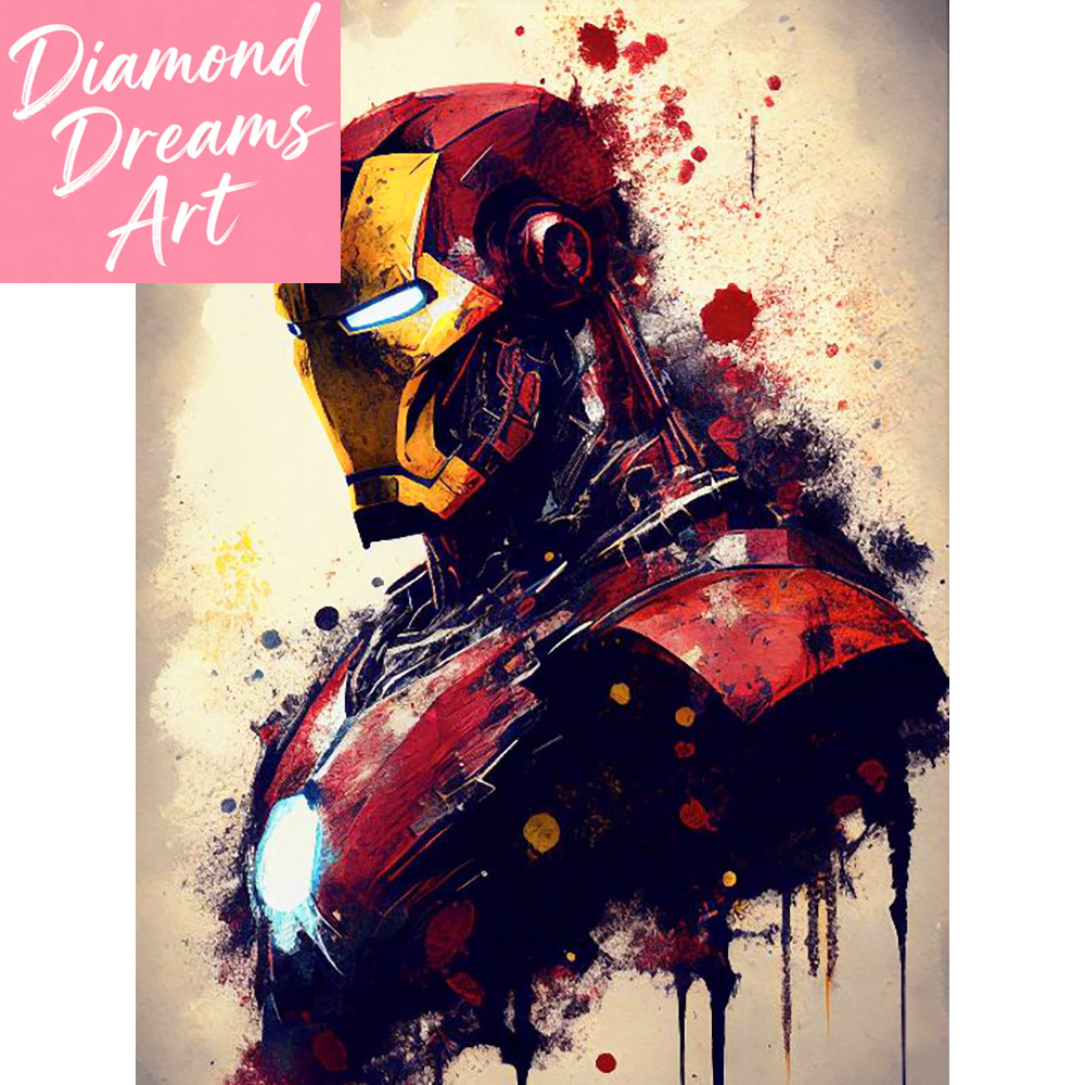 Set Pittura Diamante Fai da Te - Model Kit Iron Man recensione e prezzo
