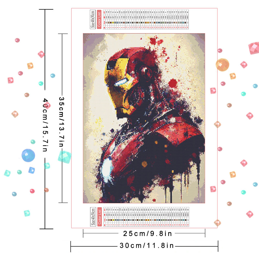 Set Pittura Diamante Fai da Te - Model Kit Iron Man recensione e prezzo
